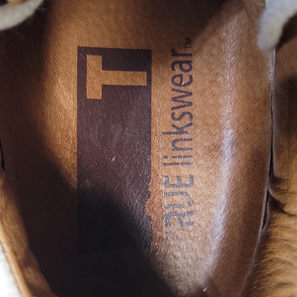 True Linkswear Stealth All White Leather Golf Shoes, Men's 10 - Picture 10 of 14